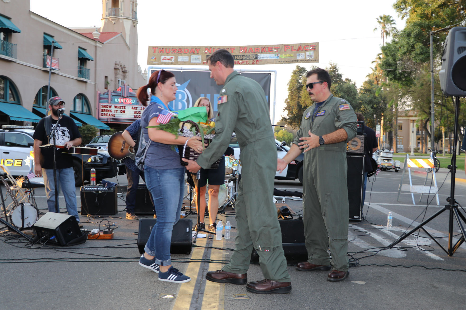 VFA-97 'Warhawks' participate in Hanford’s Thursday Night Market Place